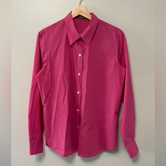 Hot Pink Button up Shirt - Picture 4 of 4